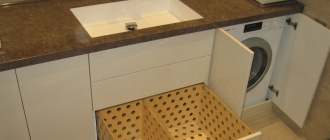 Мебель для ванной со стиральной машиной 537